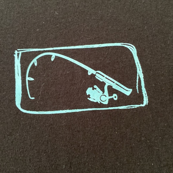 Bass fishing soft t-shirt NEW!!! Mens medium - Picture 4 of 5